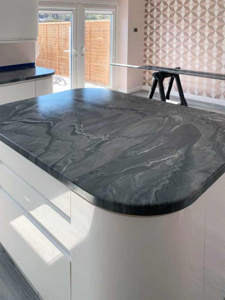 Metallic Epoxy Countertop applications